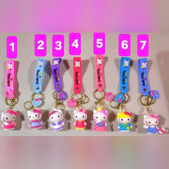 2-Hello Kitty Keychain - Picture 1 of 1